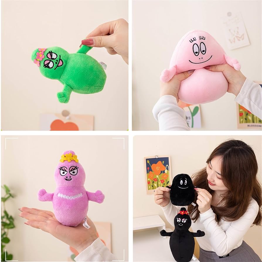 バーバパパ ぬいぐるみ 4体セット バーバパパファミリー ぬいぐるみセット｜トレファクONLINE